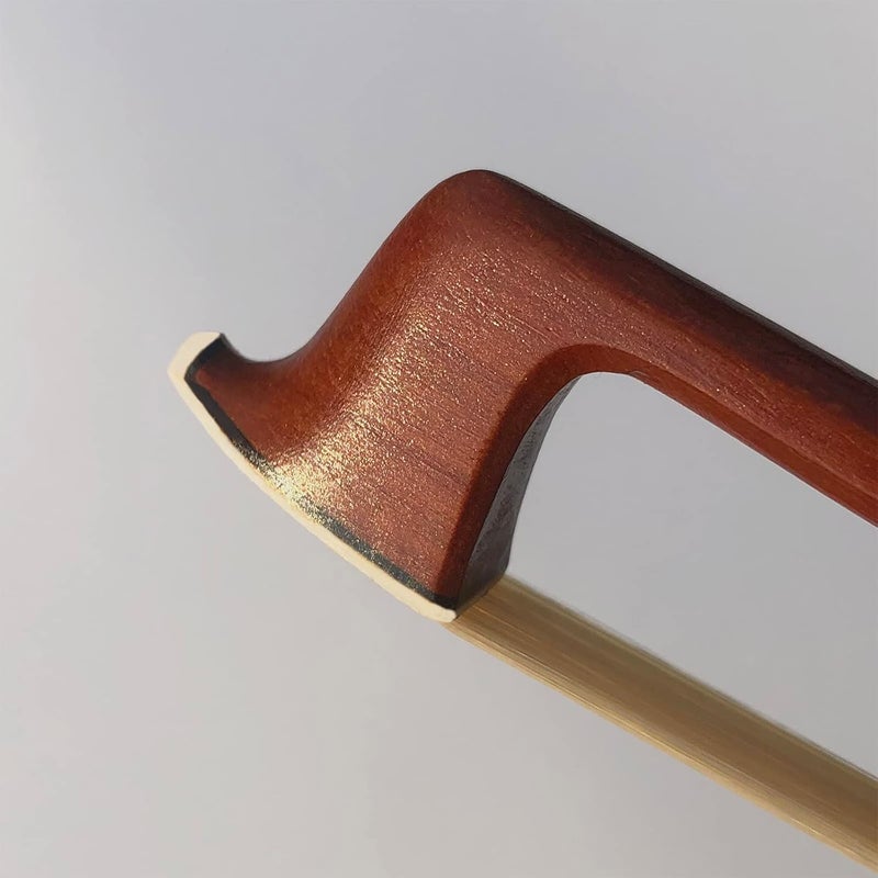 WinsterBow Brazilwood Ebony Violin Viola Cello Bow Full Size Ebony Frog with Natural Horsehair (viola Bow 1/2) - Image 5